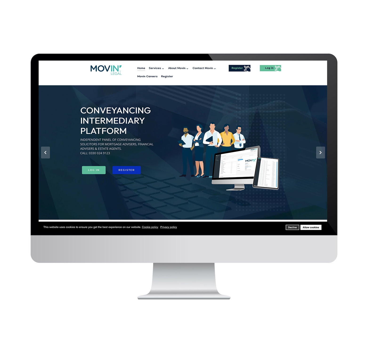MOVIN website Design